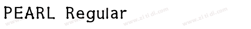 PEARL Regular字体转换